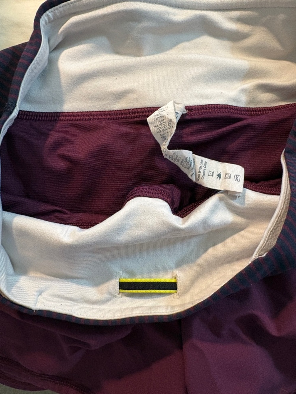 Lululemon Women’s Athletic Shorts - Plum | size 2 Lulu | performance lounge - Picture 4 of 4